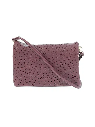 Pre-owned Street Level Crossbody Bag In Burgundy