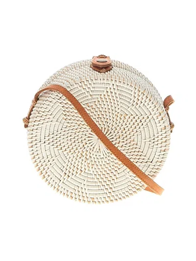 Pre-owned Street Level Crossbody Bag In White