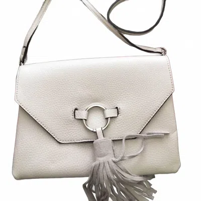 Street Level Olivia Tassel Crossbody In Ivory