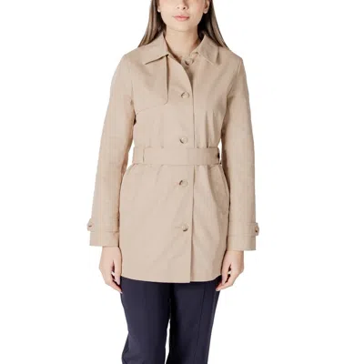 Street One Cotton Jackets & Women's Coat In Beige