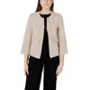 Street One Beige Modal Jackets & Coat In Brown