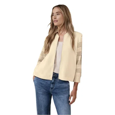 Street One Beige Modal Sweatshirt In Yellow