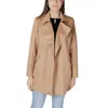 Street One Beige Polyester Trench Coat In Multi