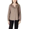 Street One Beige Viscose Blouse In Brown