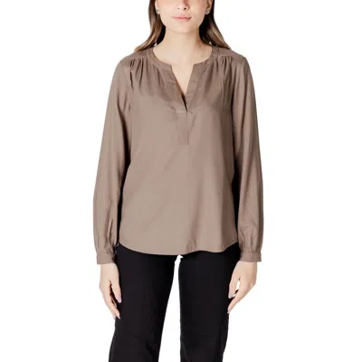 Street One Beige Viscose Blouse In Brown