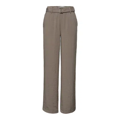 Street One Beige Viscose Casual Pants In Gray