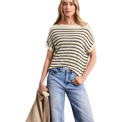Street One Beige Viscose Sleeveles Sweater In Multi