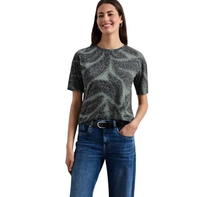 Street One Bicolor Polyester T-shirt In Multi