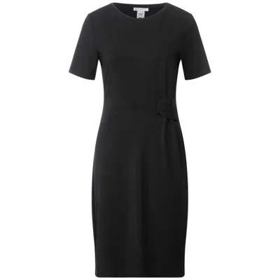 STREET ONE BLACK COTTON DRESS