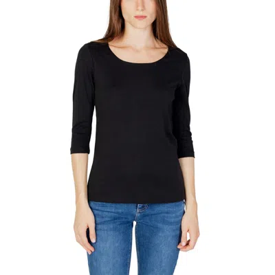 STREET ONE BLACK COTTON TOPS & T-SHIRT