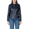 Street One Black Polyester Jackets & Coat In Black