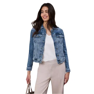 Street One Blue Cotton Denim Jacket