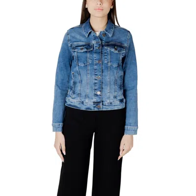 Street One Cotton Jackets & Women's Coat In Blue