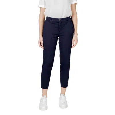 Street One Blue Cotton Jeans & Pant