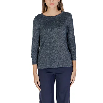 Street One Blue Polyester Tops & T-shirt In Gray
