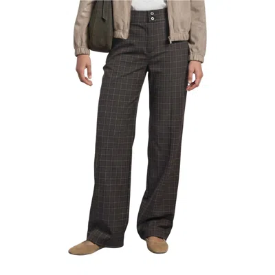 Street One Brown Polyester Casual Pants In Black