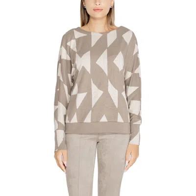 Street One Polyester Tops & Women's T-shirt In Brown
