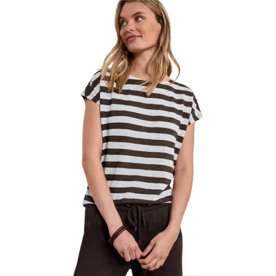 Street One Brown Polyester T-shirt In Black