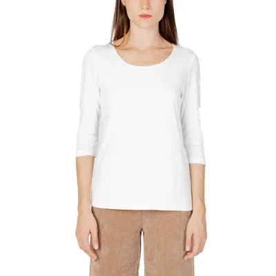 Street One Cotton Tops & Women's T-shirt In White