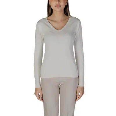 Street One Cream Viscose Long Sleeve In Neutral