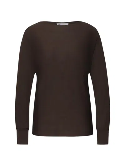 Street One Dolman Fine-knit Sweater In Brown