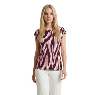 Street One Multicolor Viscose Blouse In Pink