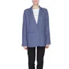 Street One Blue Polyester Blazer In Blue