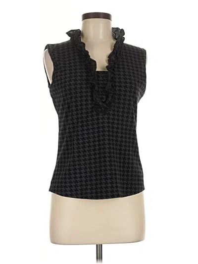 Pre-owned Street One Sleeveless Blouse In Black