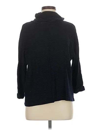 Pre-owned Street One Turtleneck Sweater In Black