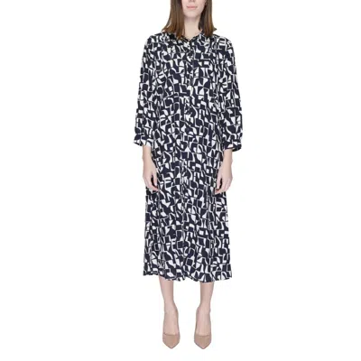Street One Viscose Women's Dress In Blue