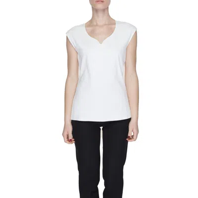 Street One Cotton Tops & Women's T-shirt In White