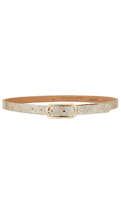 Streets Ahead Aurelle Belt In Gold