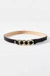 Streets Ahead Chain Detail Belt In Black