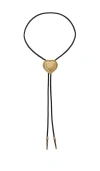 STREETS AHEAD HEART PENDANT LEATHER BOLO