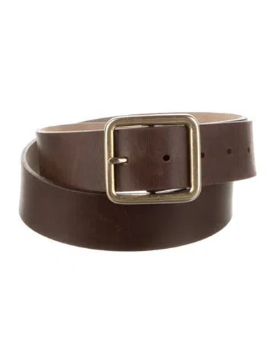 Pre-owned Streets Ahead Leather Belt In Black