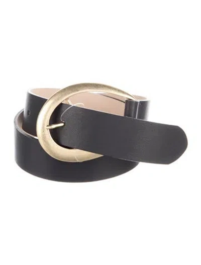 Pre-owned Streets Ahead Leather Belt In Black