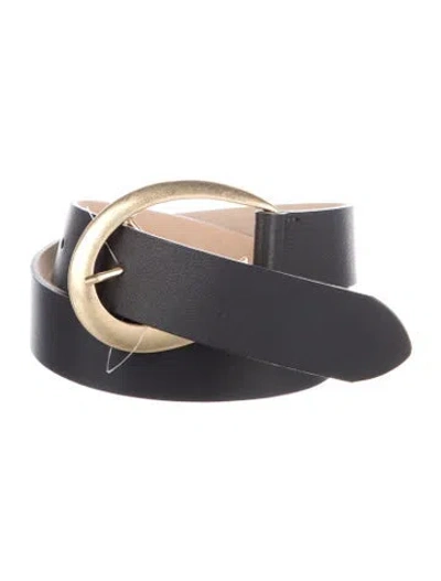 Pre-owned Streets Ahead Leather Belt In Black