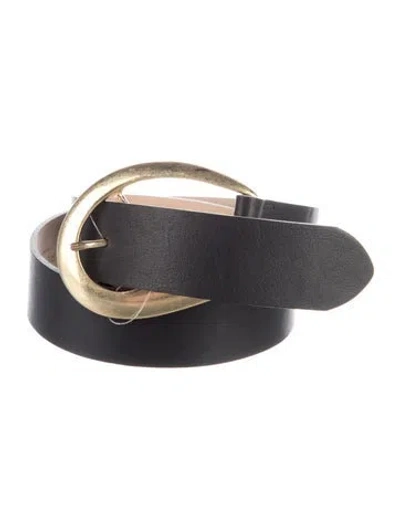 Pre-owned Streets Ahead Leather Belt In Black