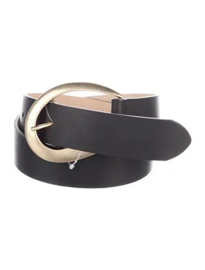 Pre-owned Streets Ahead Leather Belt In Black