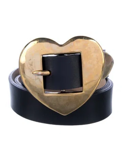Pre-owned Streets Ahead Leather Belt In Black