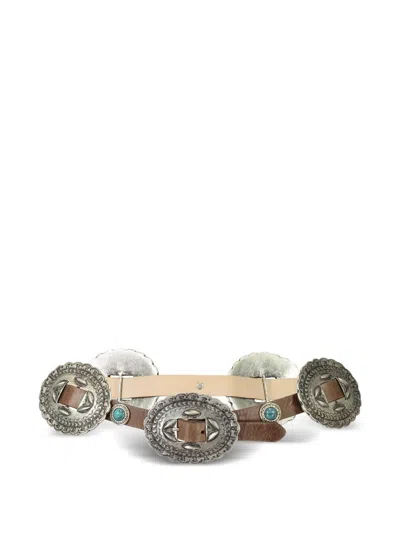 Streets Ahead Leather Belt In Brown