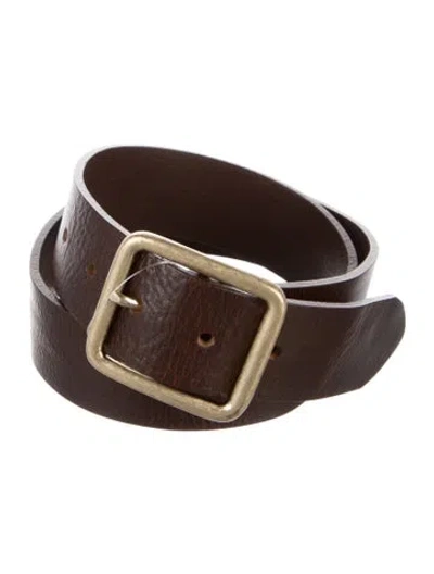 Pre-owned Streets Ahead Leather Belt In Brown