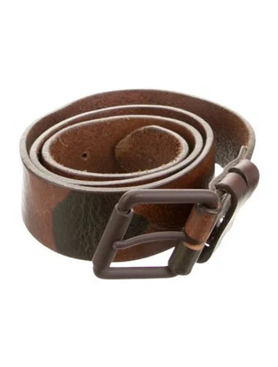 Pre-owned Streets Ahead Leather Belt In Brown
