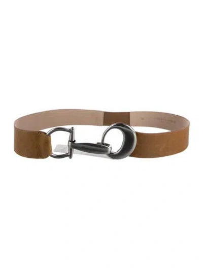 Pre-owned Streets Ahead Leather Belt In Neutrals