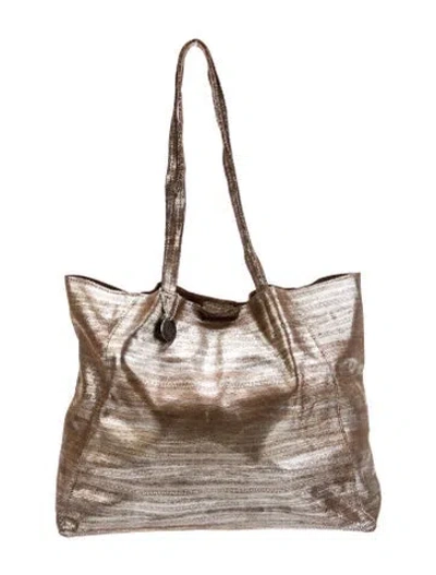 Pre-owned Streets Ahead Leather Shoulder Bag In Neutral