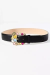 Streets Ahead Mixed Gem Belt In Black