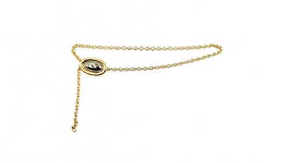 Streets Ahead Past Midnight Two-tone Chain Belt In Multi