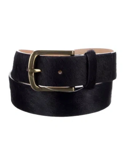 Pre-owned Streets Ahead Ponyhair Belt In Blue