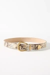 Streets Ahead Snake Print Belt In Multicolor