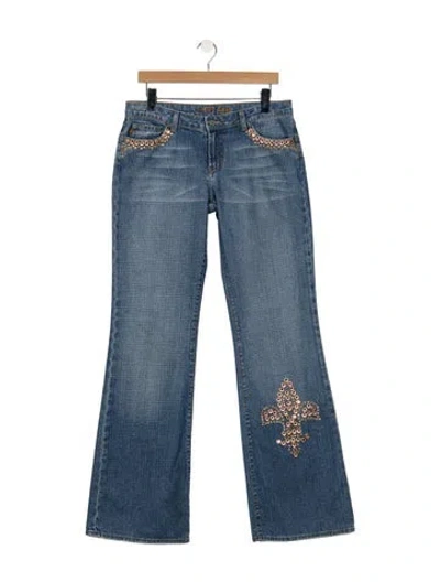 Pre-owned Streets Ahead Vintage Flared Jeans In Blue